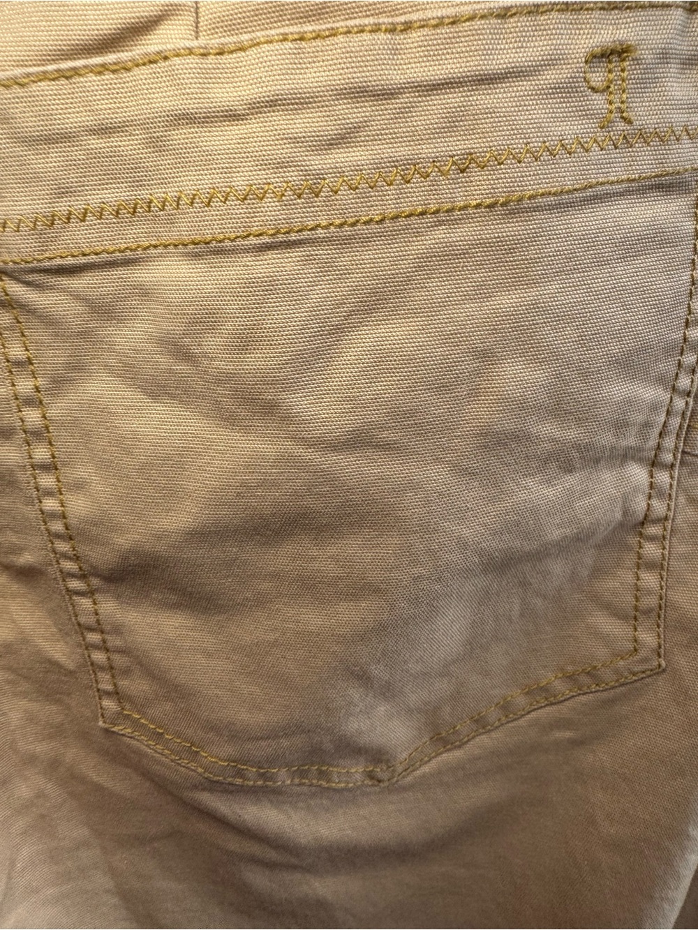 Pilcro Wide-Leg Cargo Pants in Beige - Picture 7 of 9